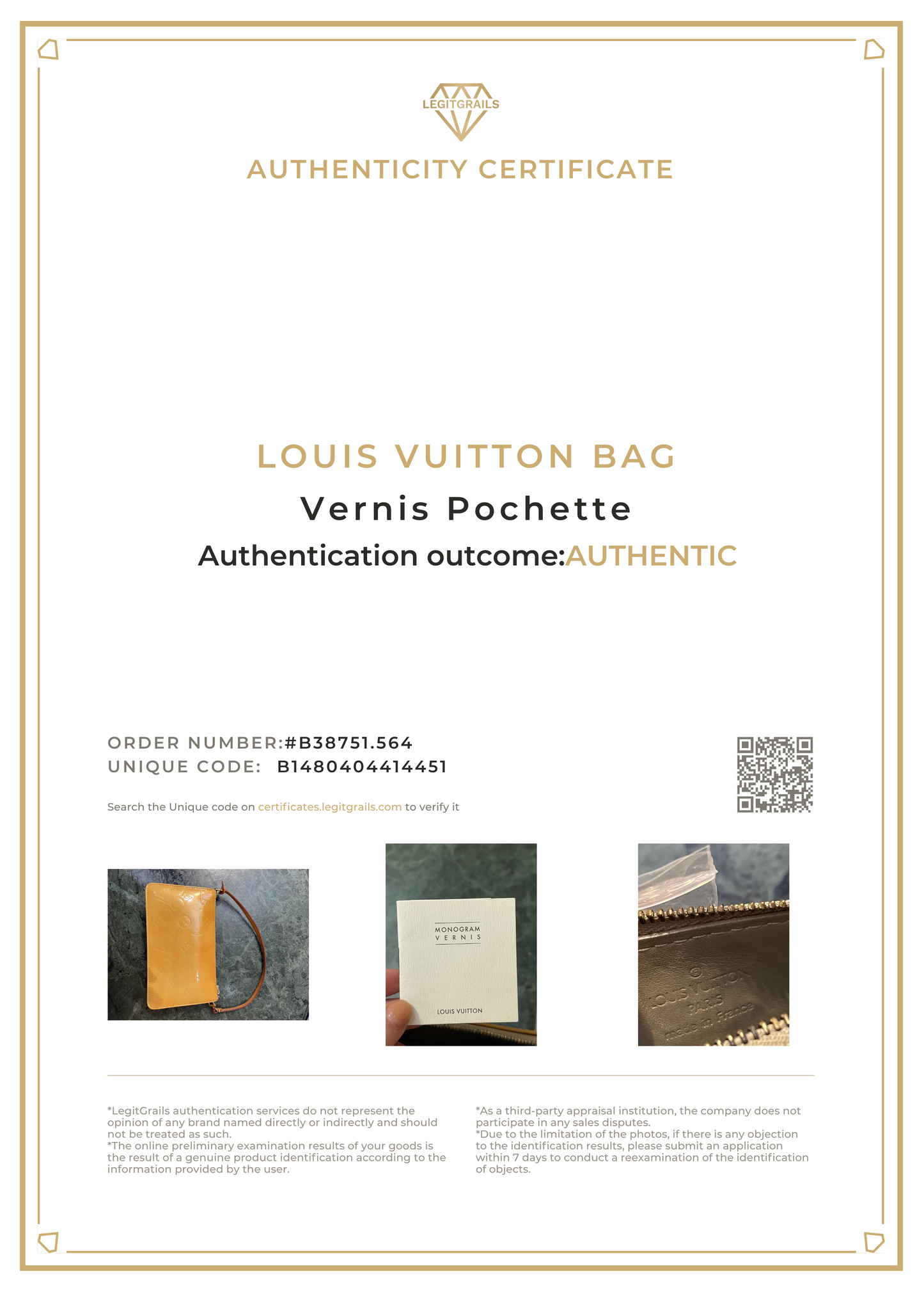 Louis Vuitton 2001 Monogram Vernis Pochette 01