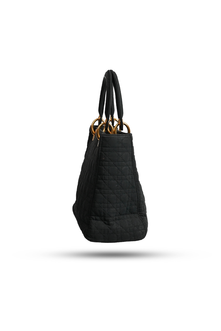 Dior Lady Dior Cloth Handbag