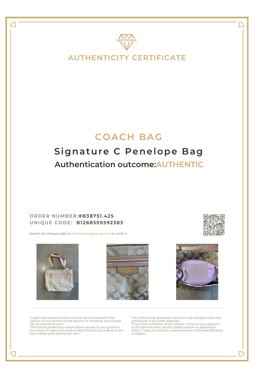 Coach Signature C Penelope Bag