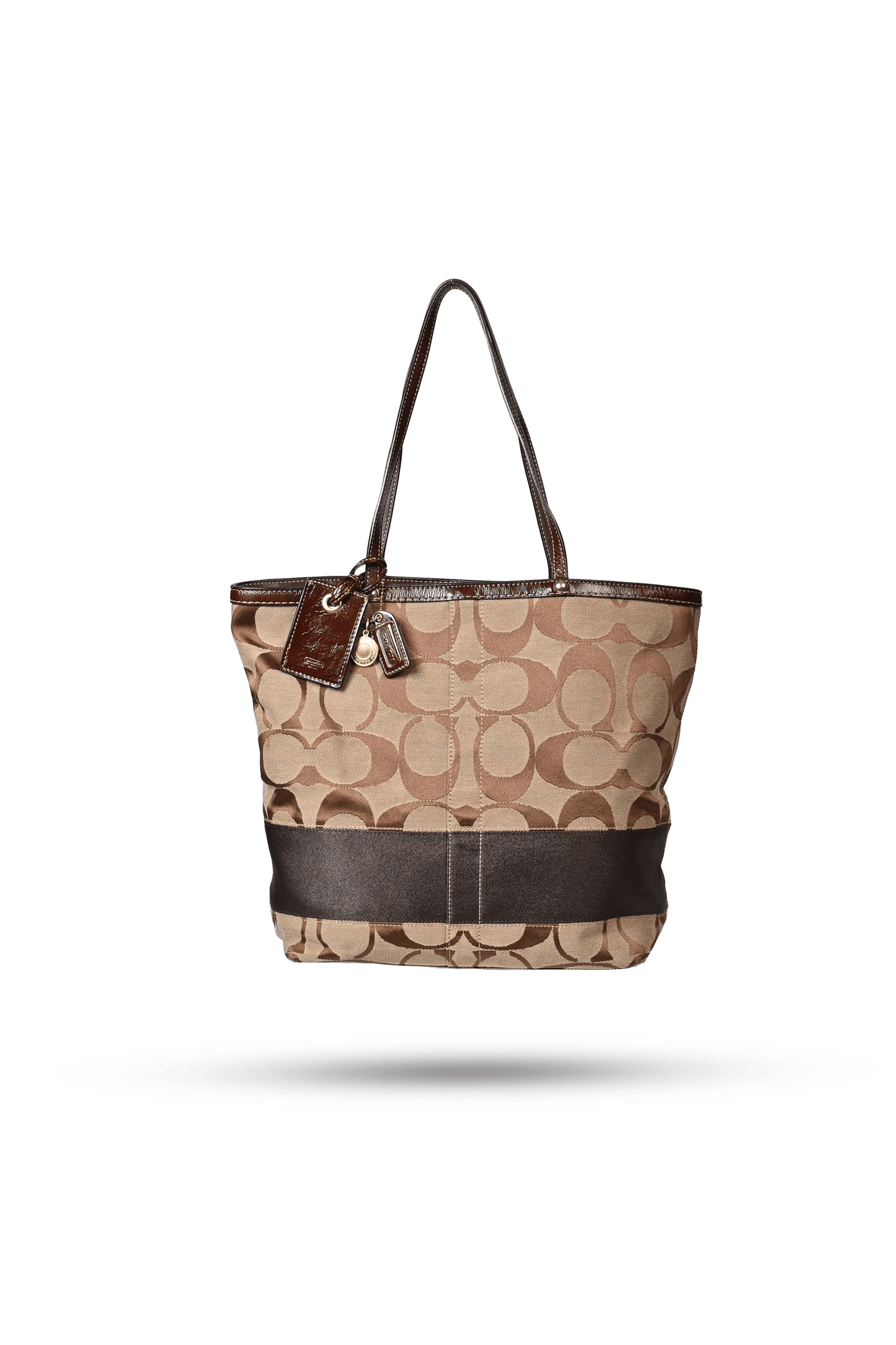 Coach Signature Jacquard Stripe Shoulder Bag