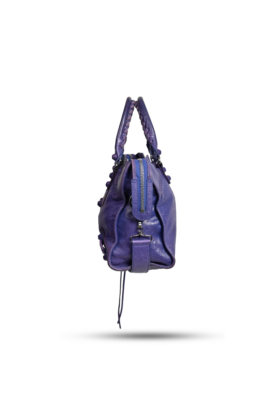 Balenciaga Purple Classic City Bag