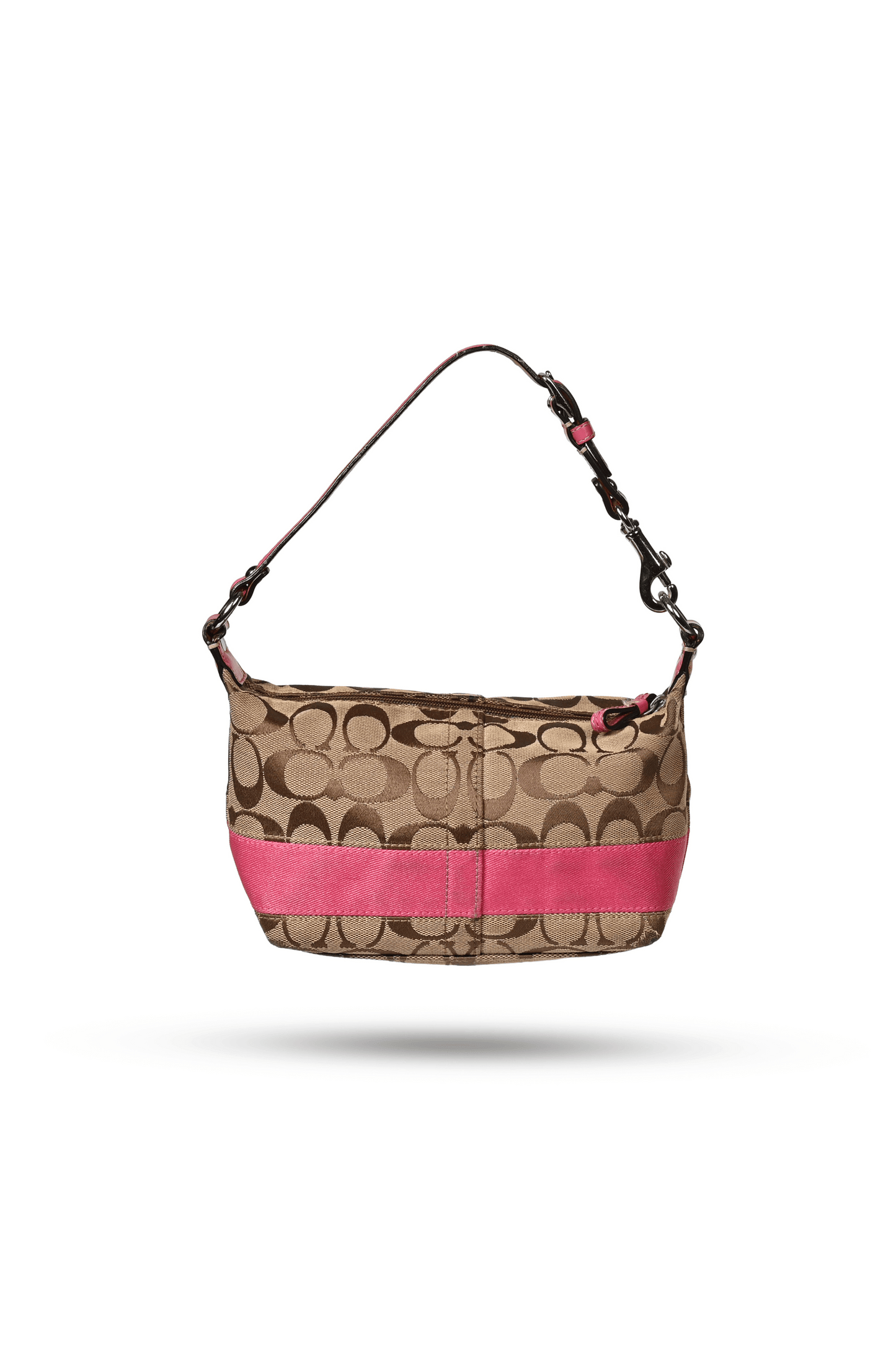 Coach Signature Canvas Pink Stripe Bag