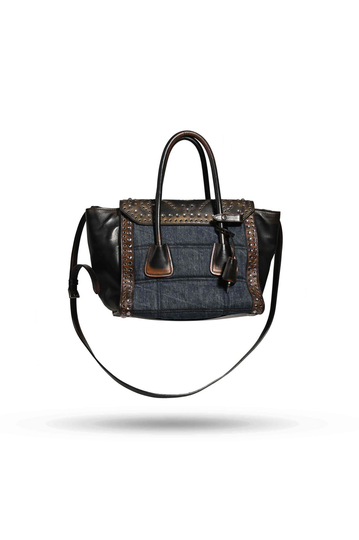 Prada Crystal Studded Vitello