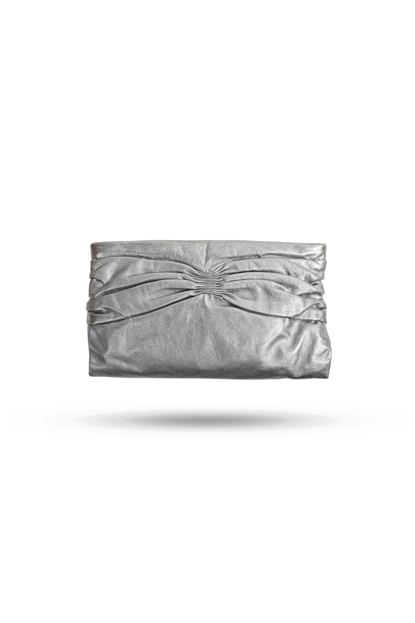 Miu Miu Metallic Silver Clutch