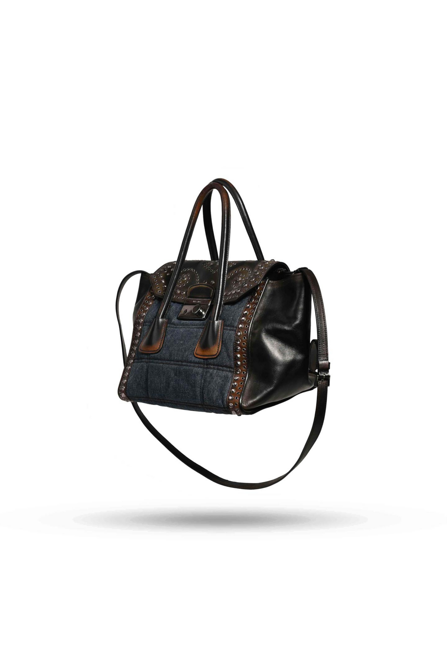 Prada Crystal Studded Vitello