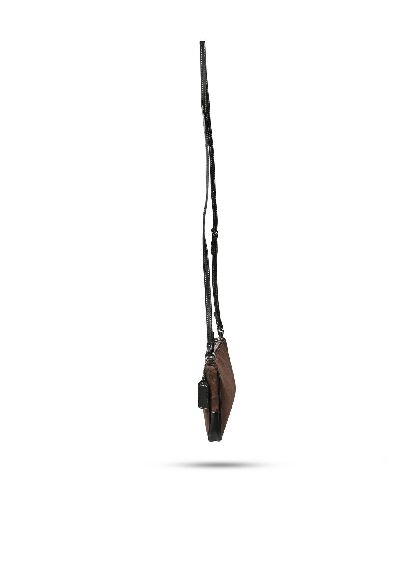 Coach Slim Monogram Brown Crossbody Bag