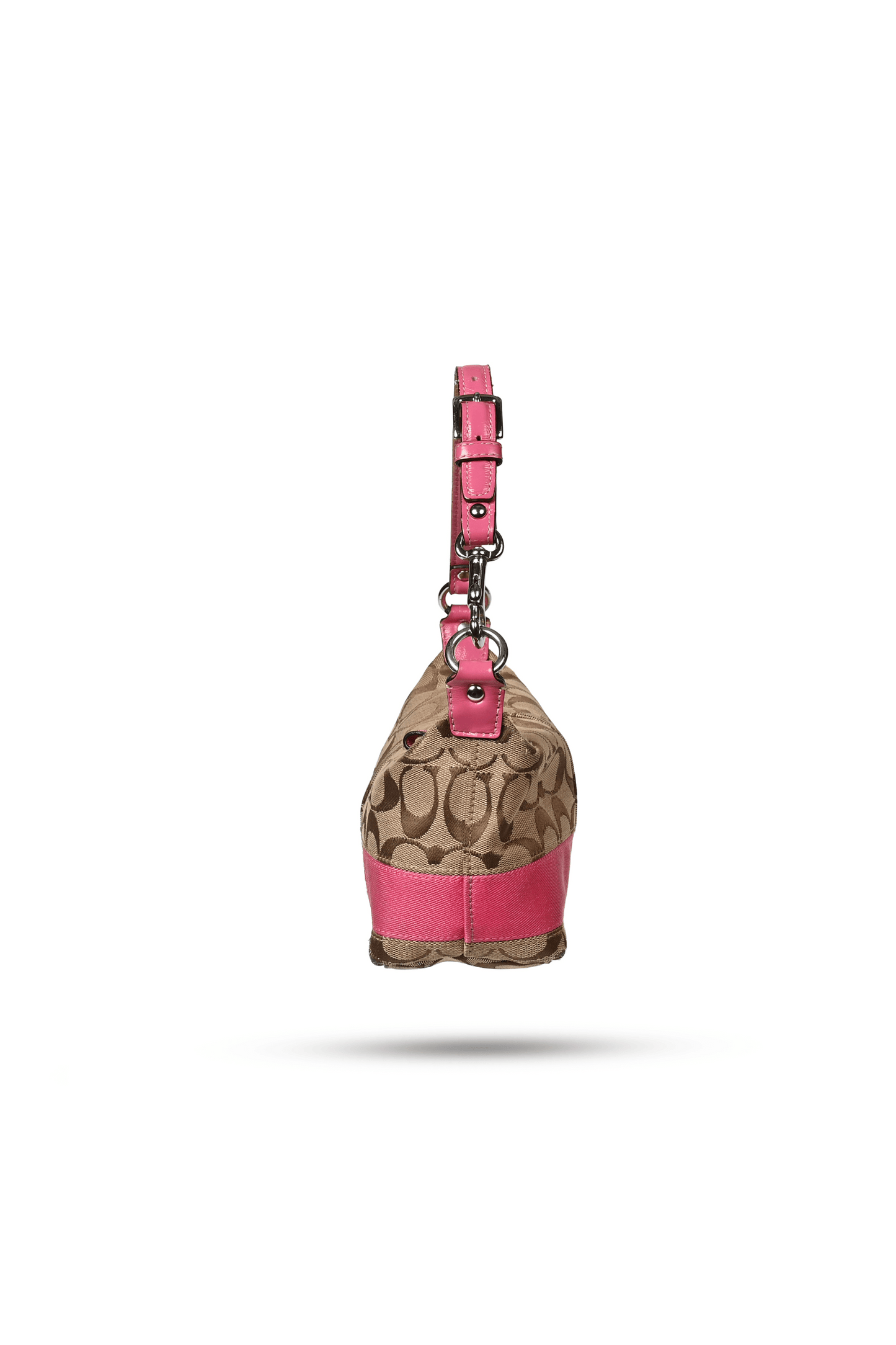 Coach Signature Canvas Pink Stripe Bag