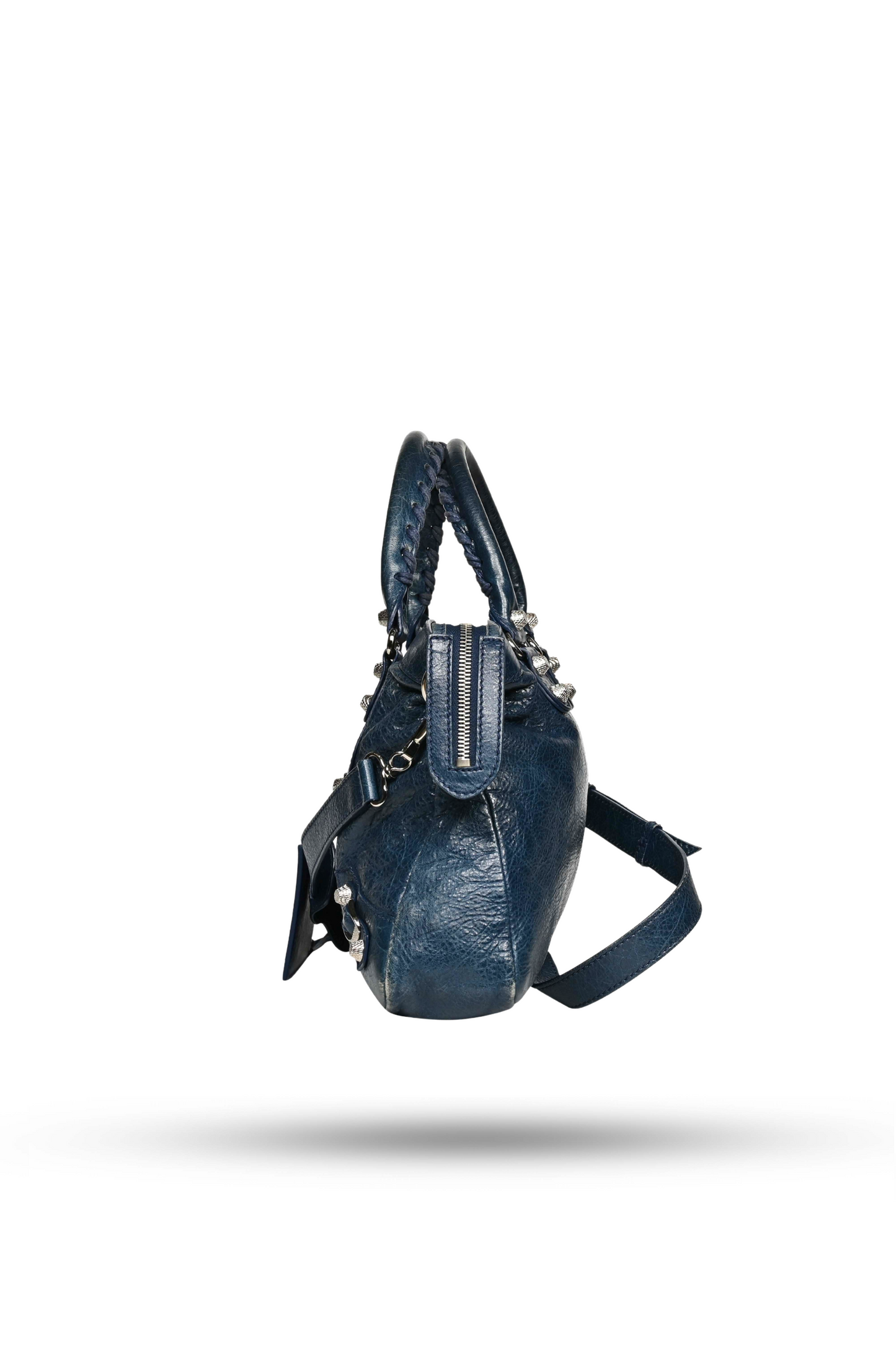 Balenciaga First Bag Bleu Mineral