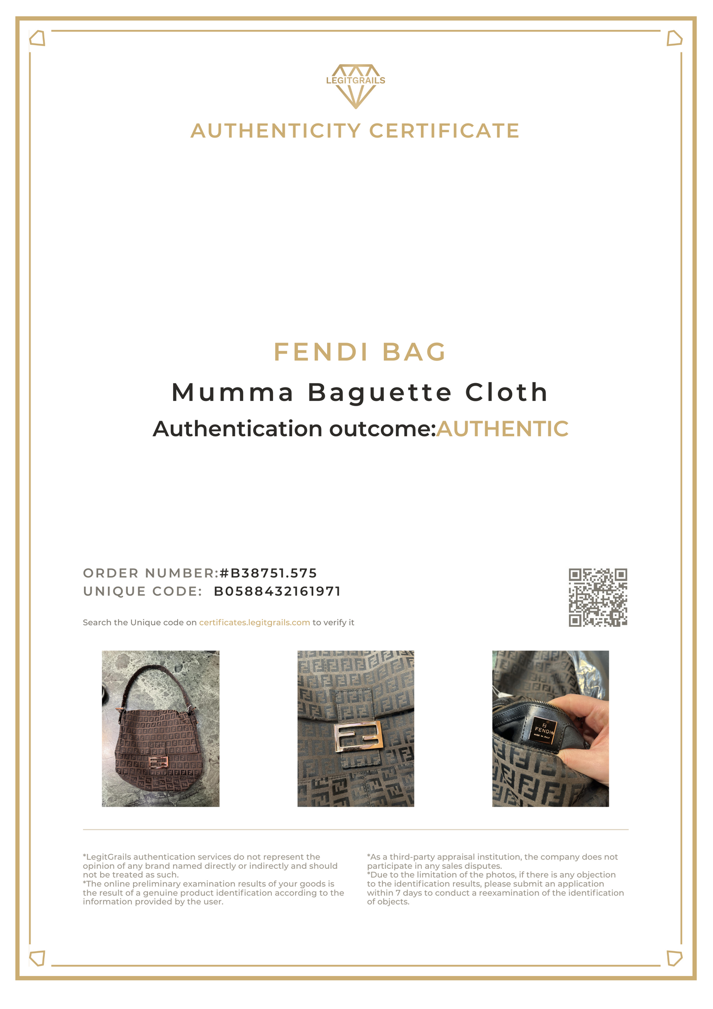 Fendi Mamma Baguette Cloth