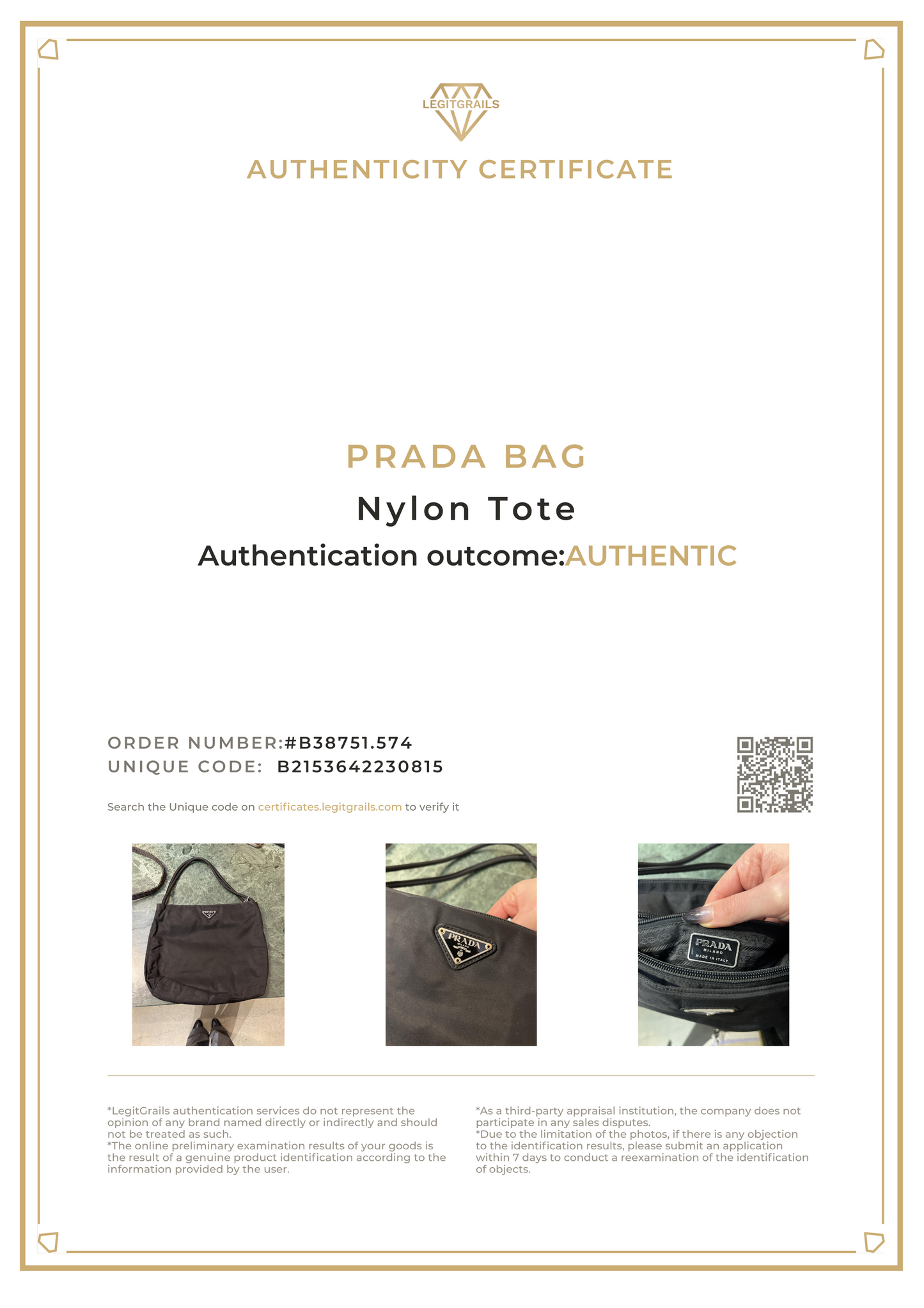 Prada Nylon Tote