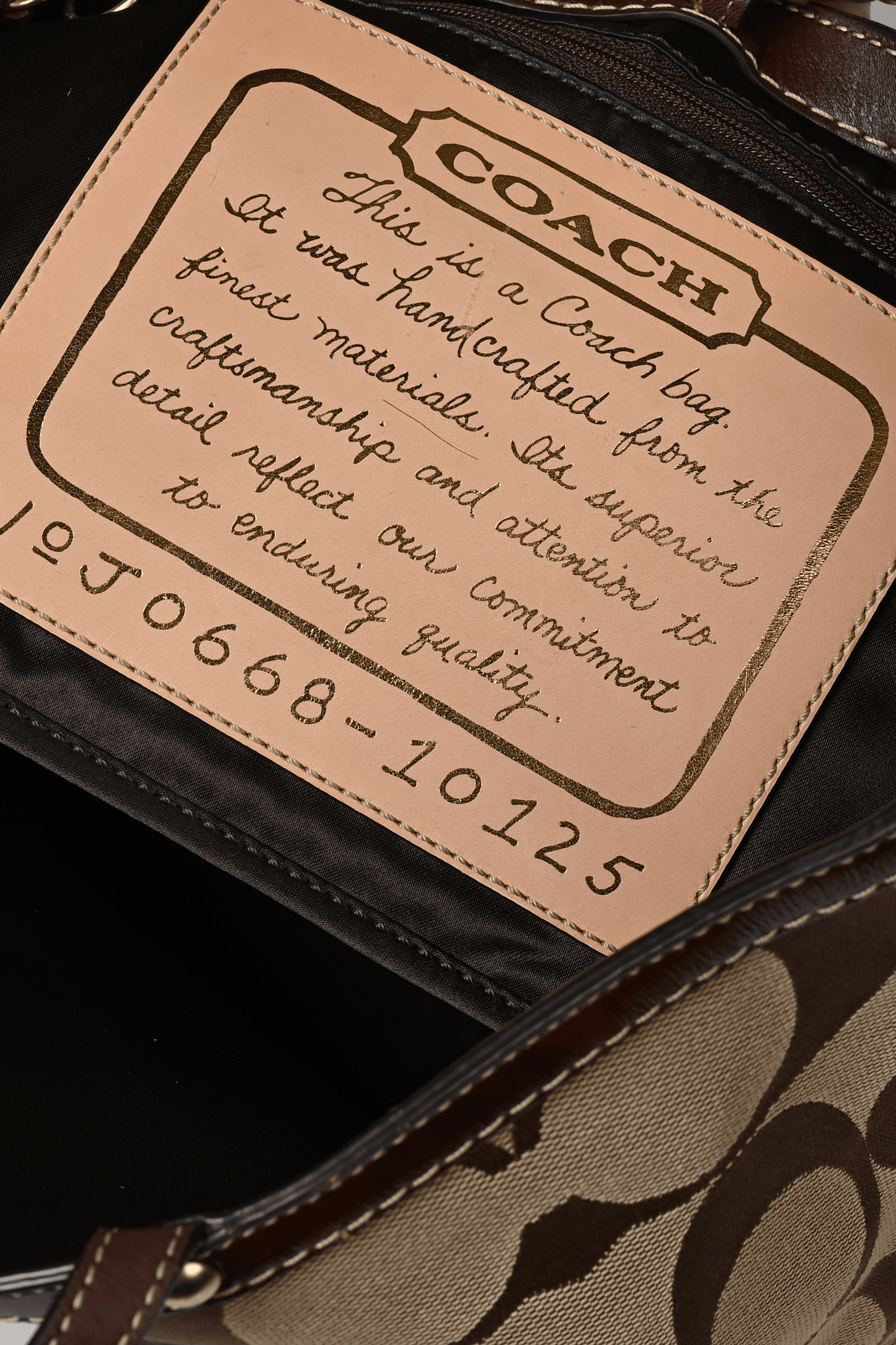 Coach Signature Jacquard Stripe Shoulder Bag