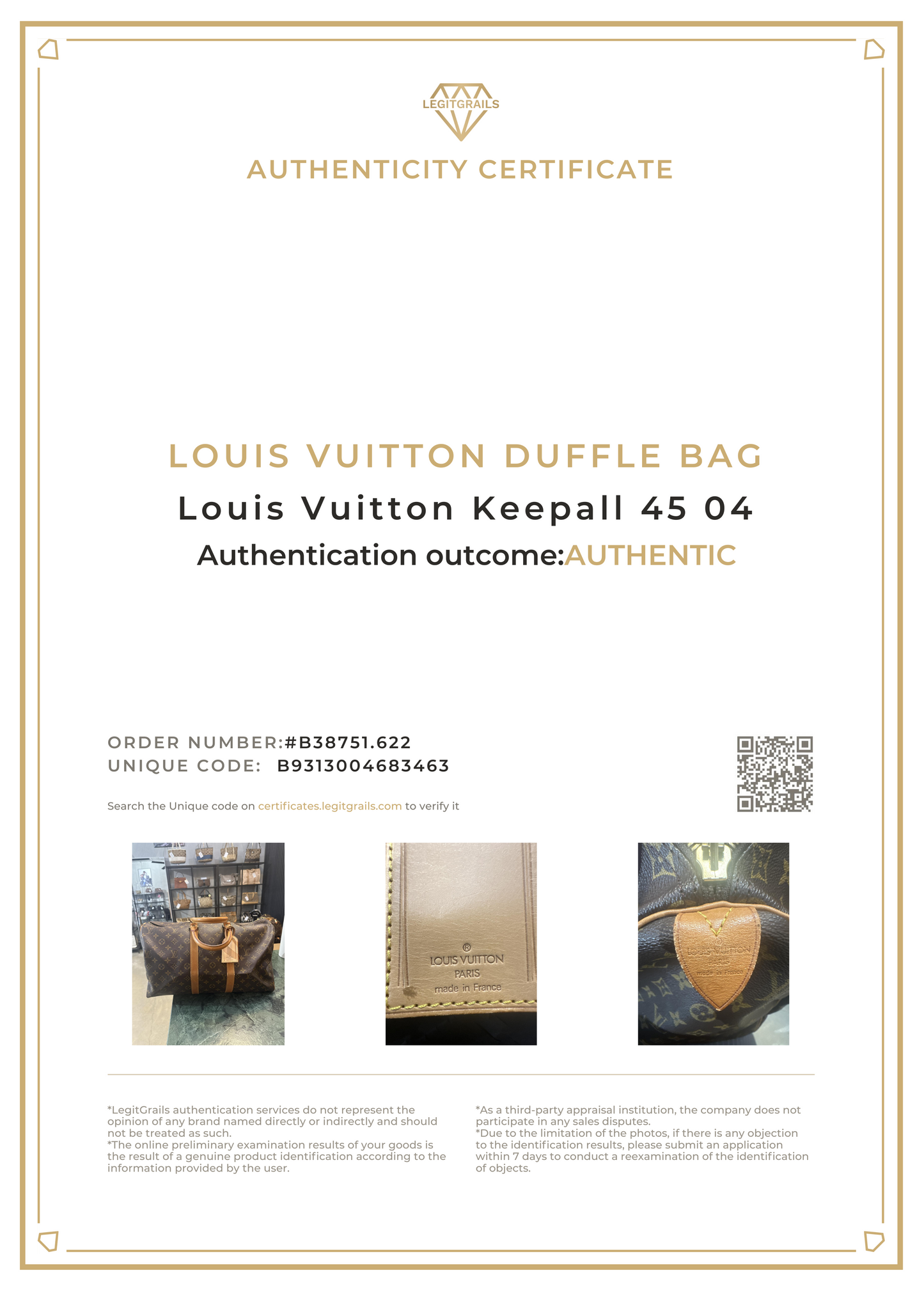 Louis Vuitton Keepall 45 04