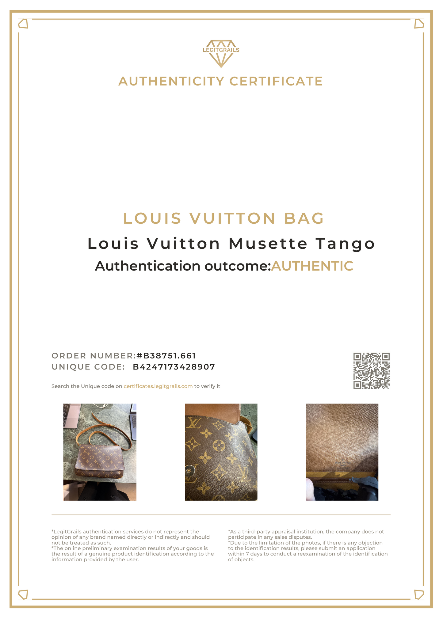 Louis Vuitton Musette Tango