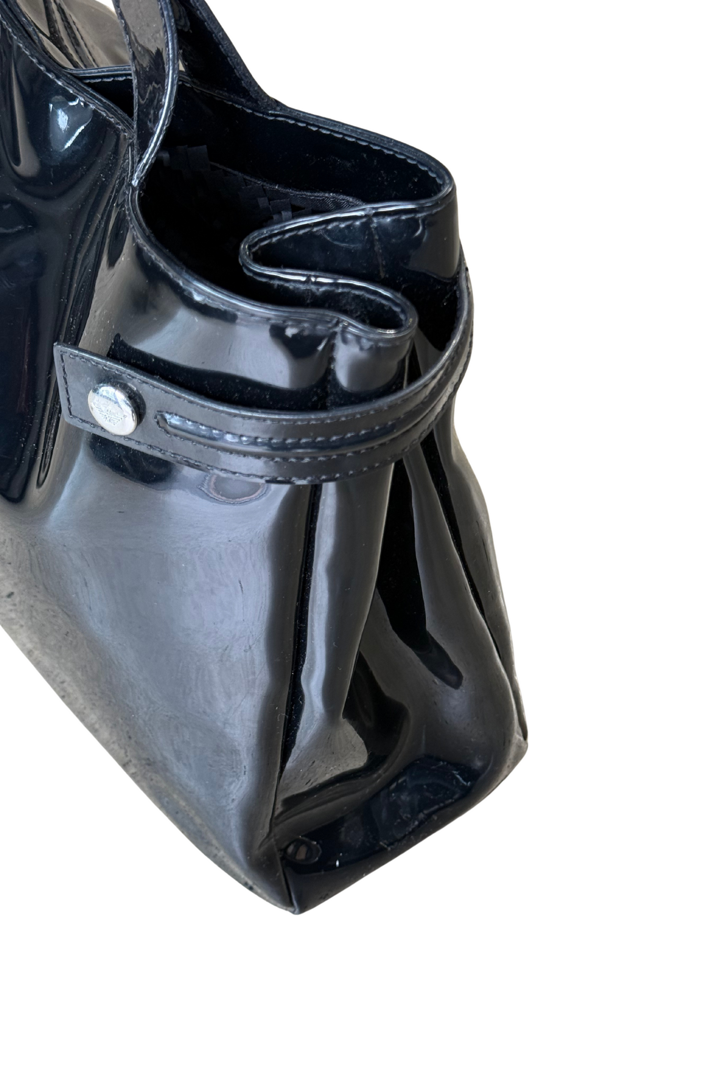 Armani Jeans Patent Tote