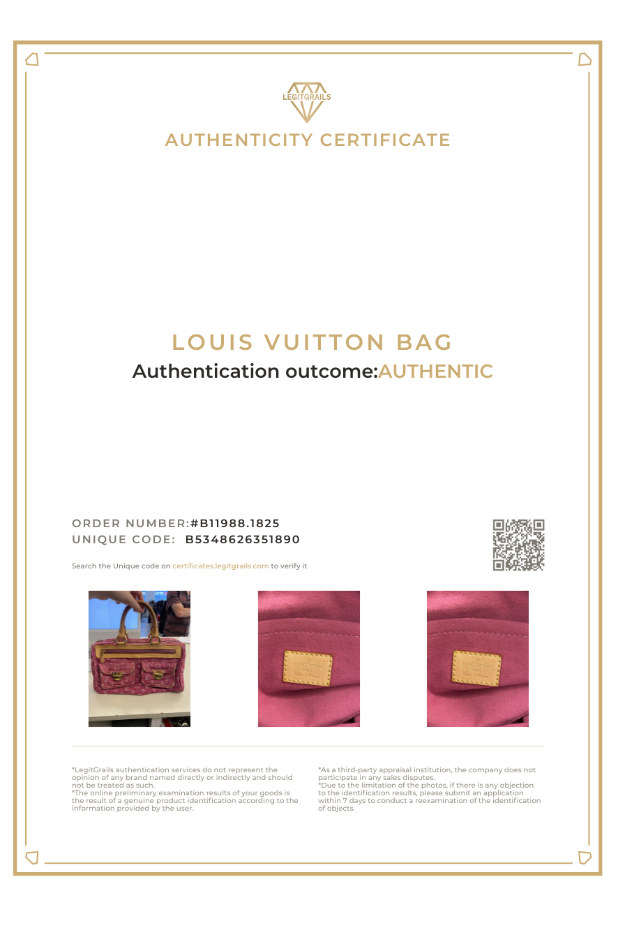 (PRE-ORDER) Louis Vuitton Denim Pink Neo Speedy