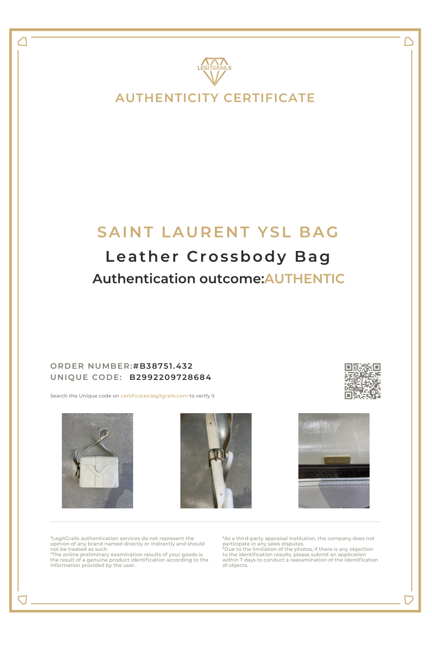 YSL Leather Crossbody Bag