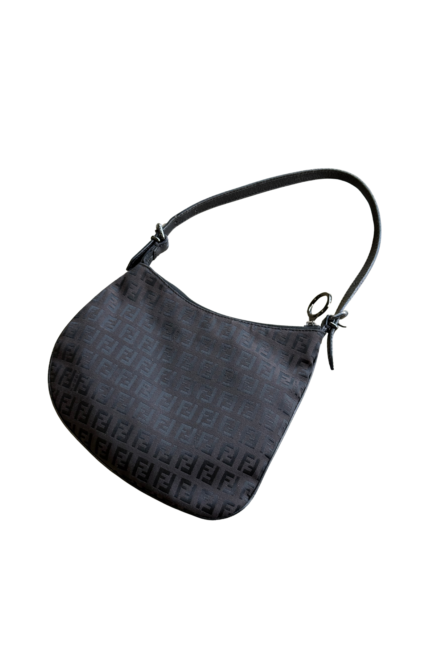 Fendi Zucchino Oyster Shoulder Bag