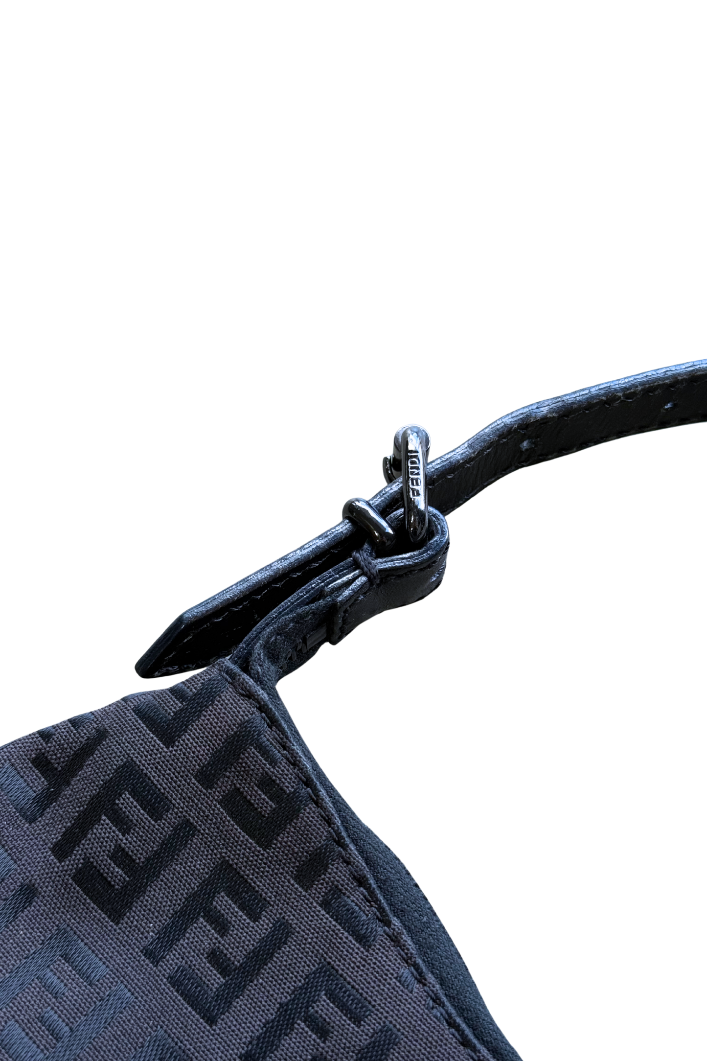 Fendi Zucchino Oyster Shoulder Bag
