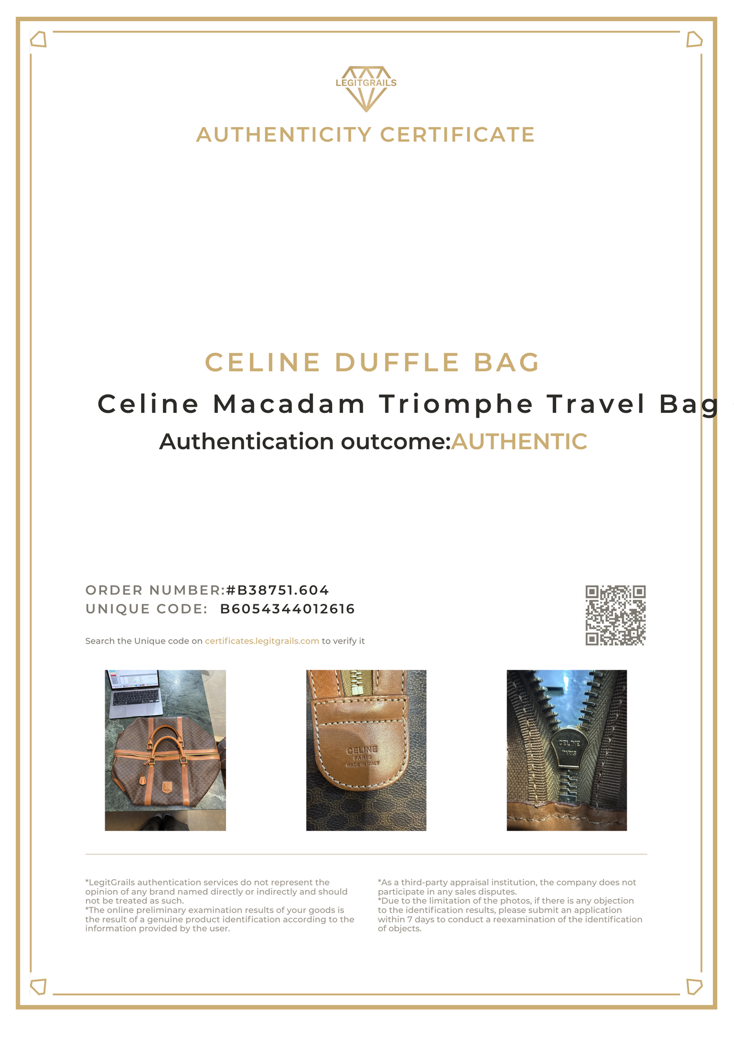 Celine Macadam Triomphe Travel Bag 01