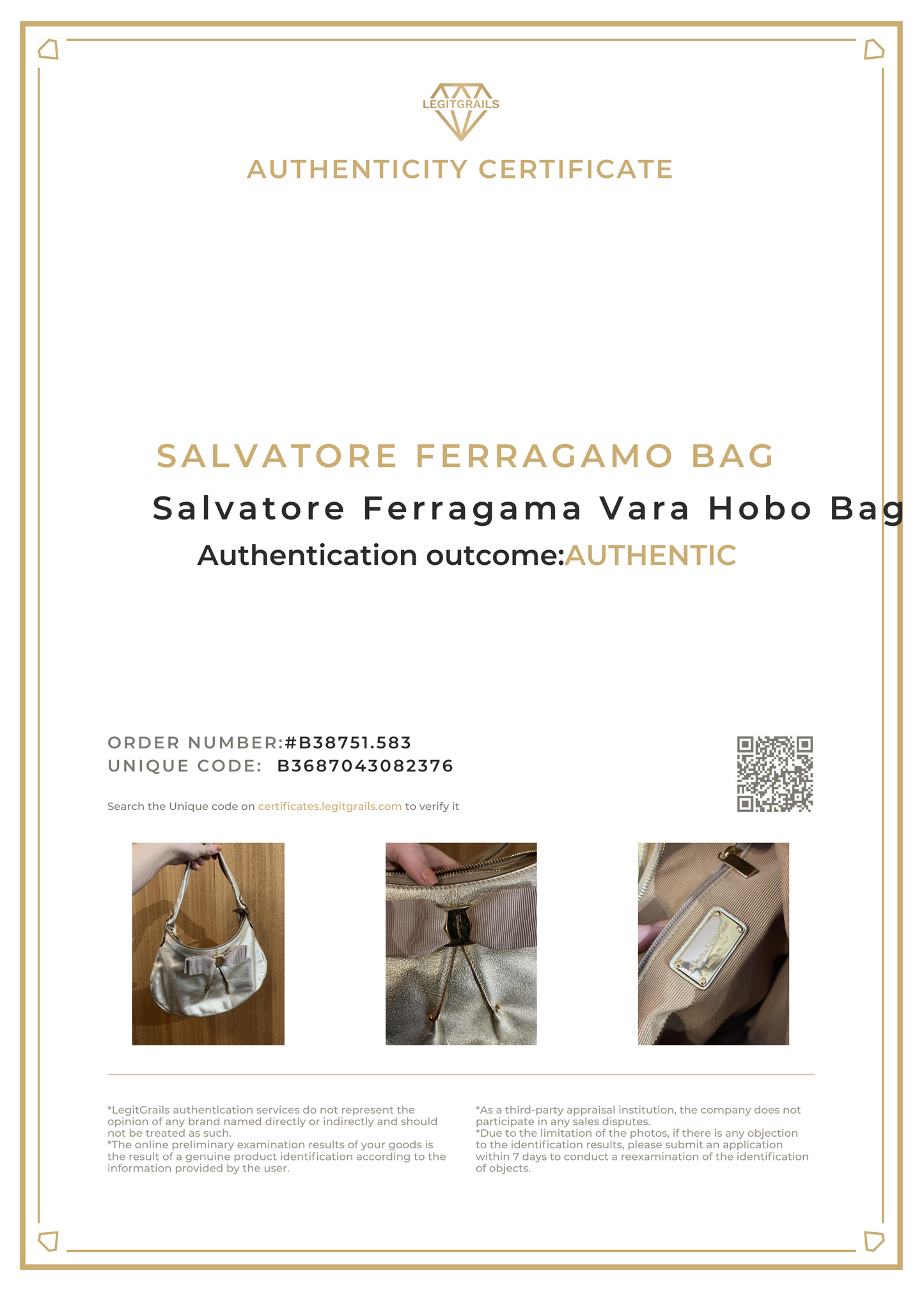Ferragamo Vara Hobo Bag