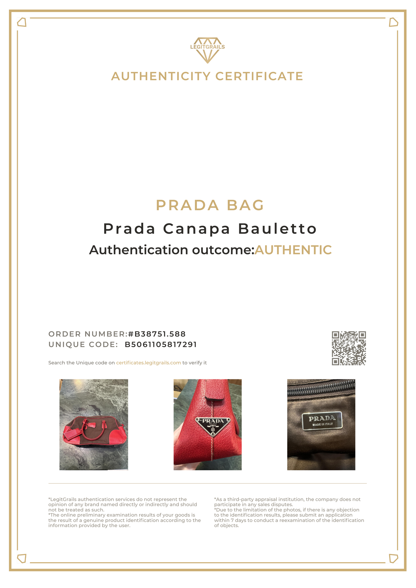 Prada Canapa Bauletto