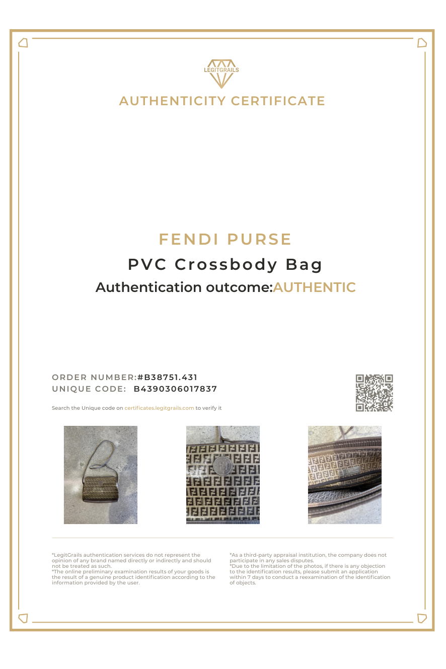 Fendi PVC Crossbody Bag