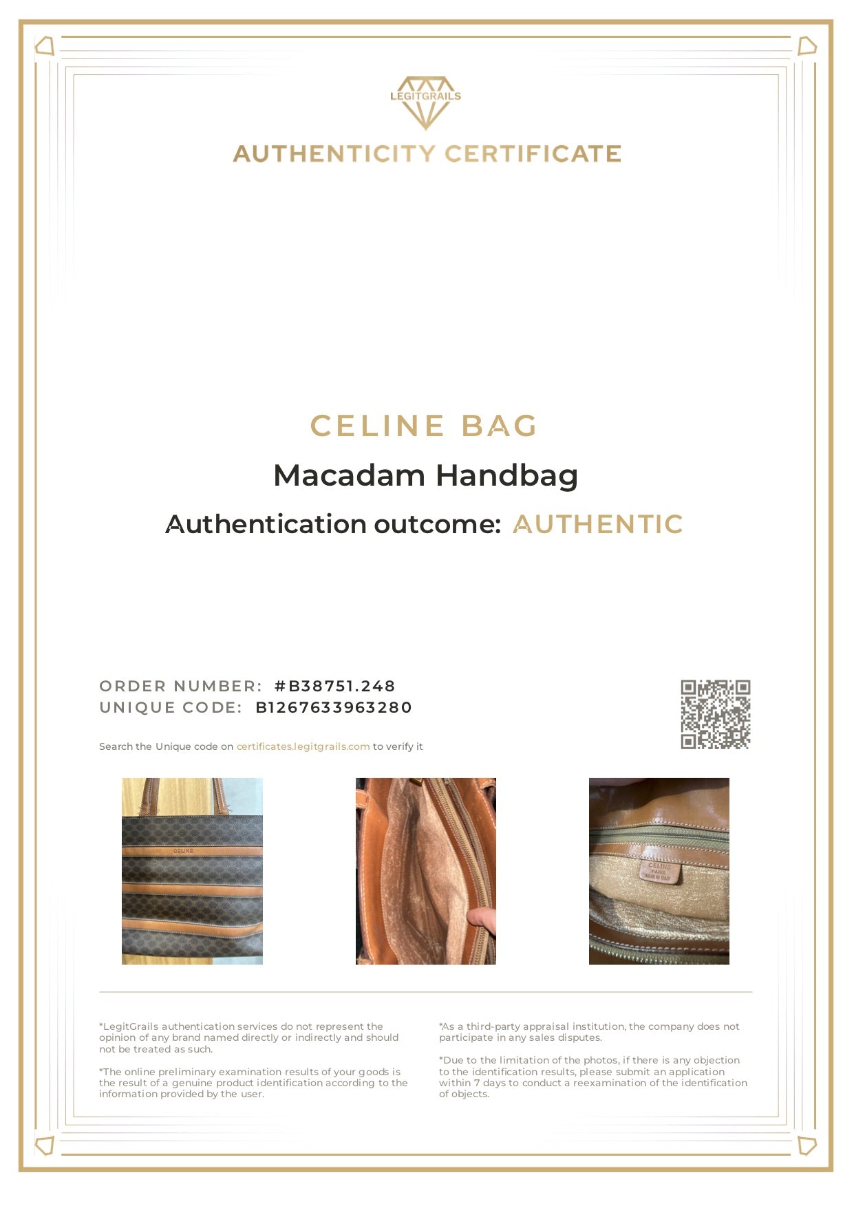 Celine Macadam Handbag