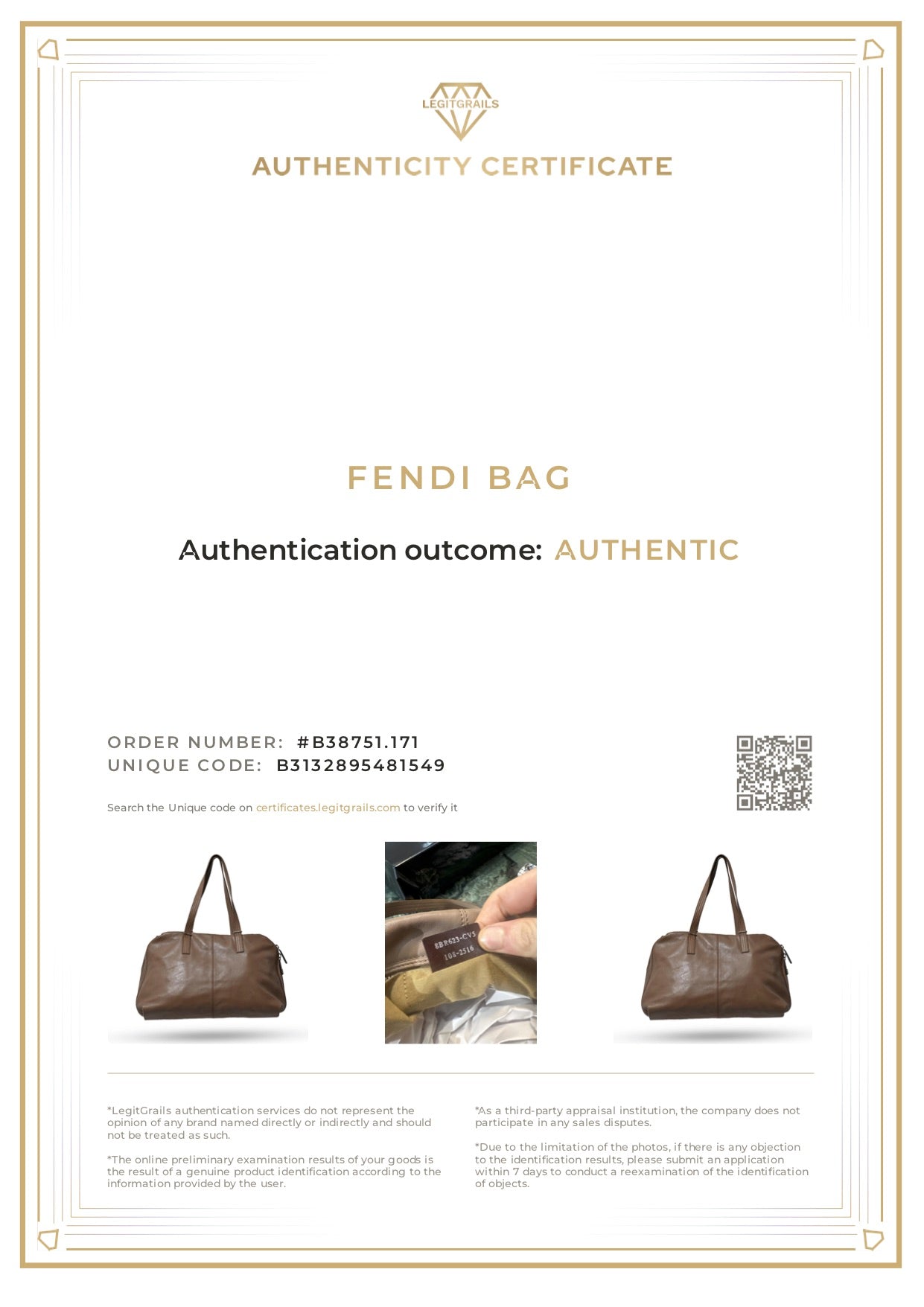 Fendi Brown Leather Shoulder Bag