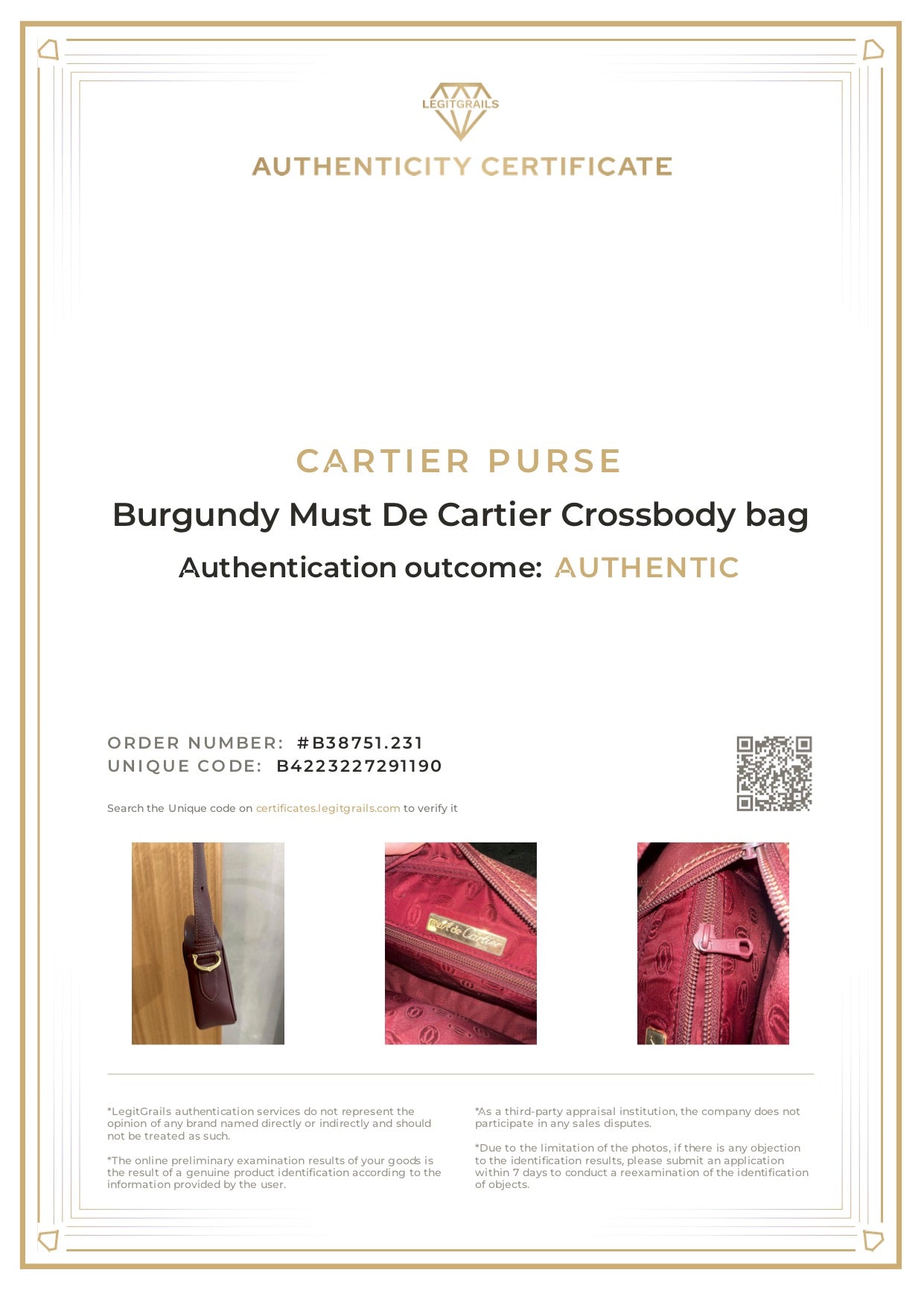 Cartier Must de Cartier Envelope Shoulder Bag