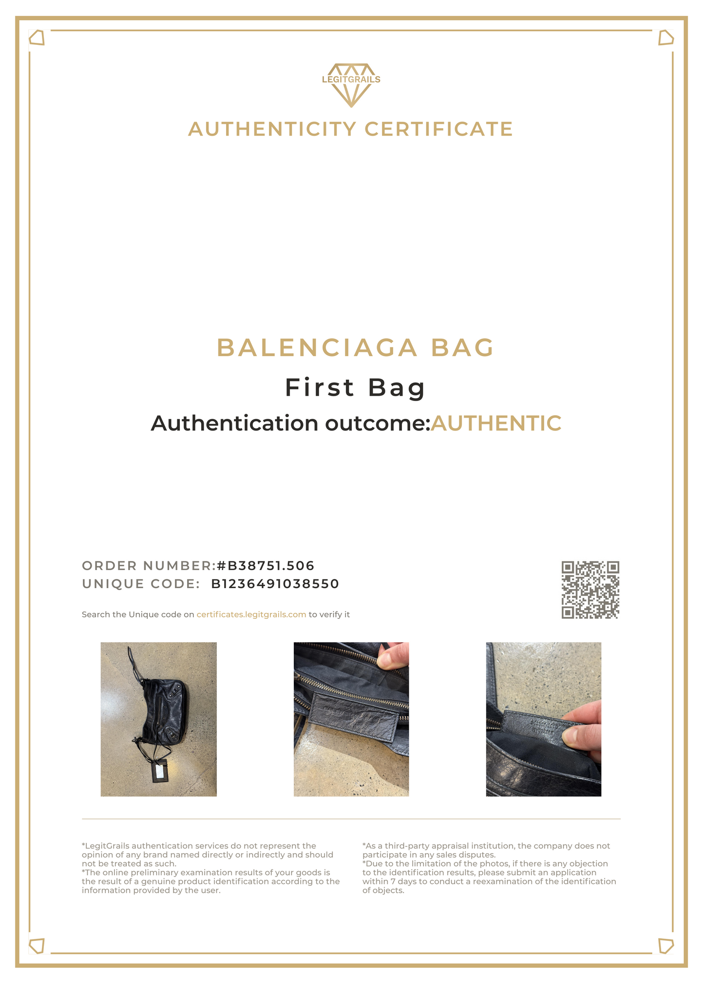 Balenciaga Black Mini First Bag