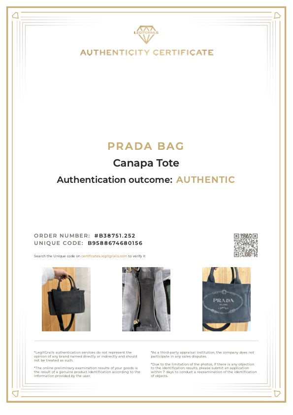 Prada Canapa Tote