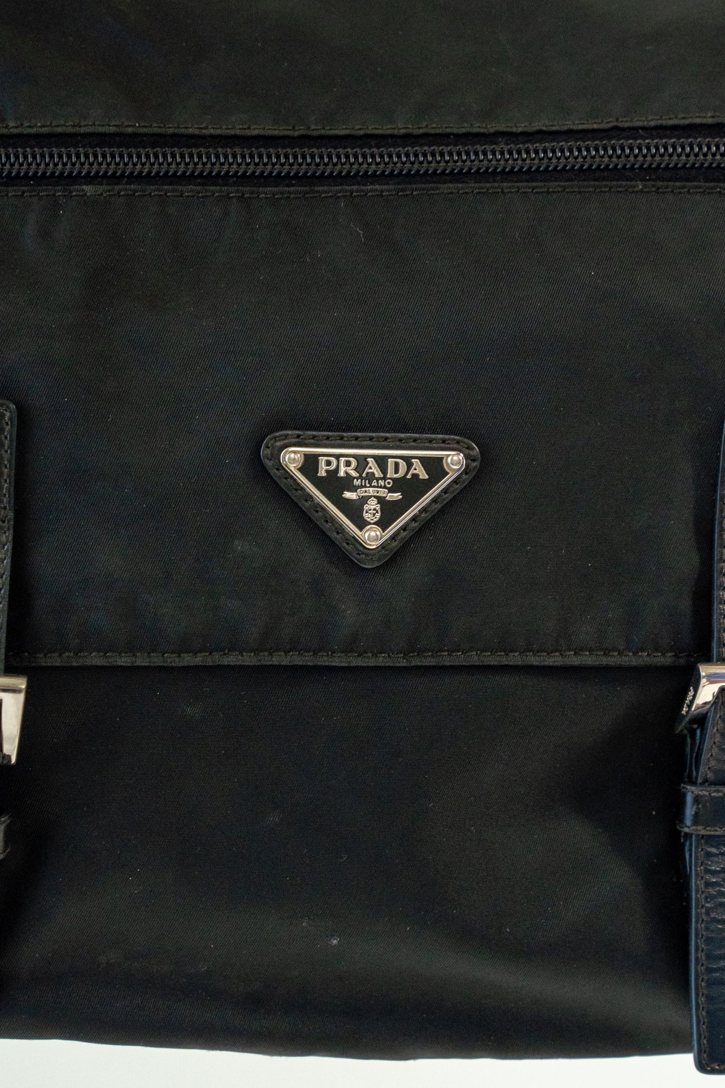Prada Nylon Bag with Buckles