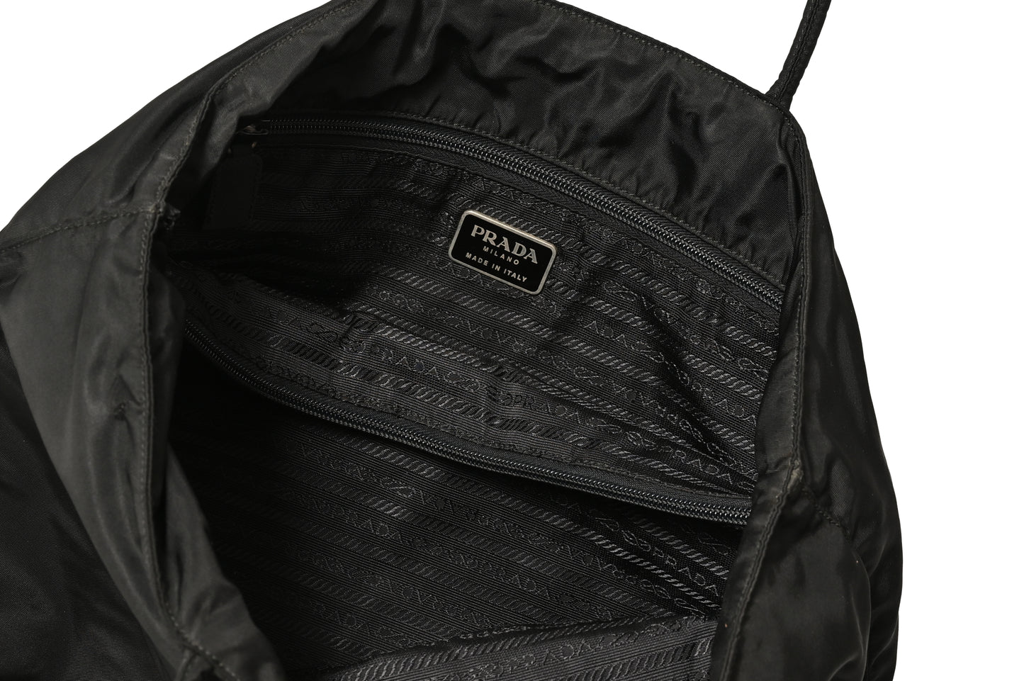 Prada Nylon Black Tote Bag