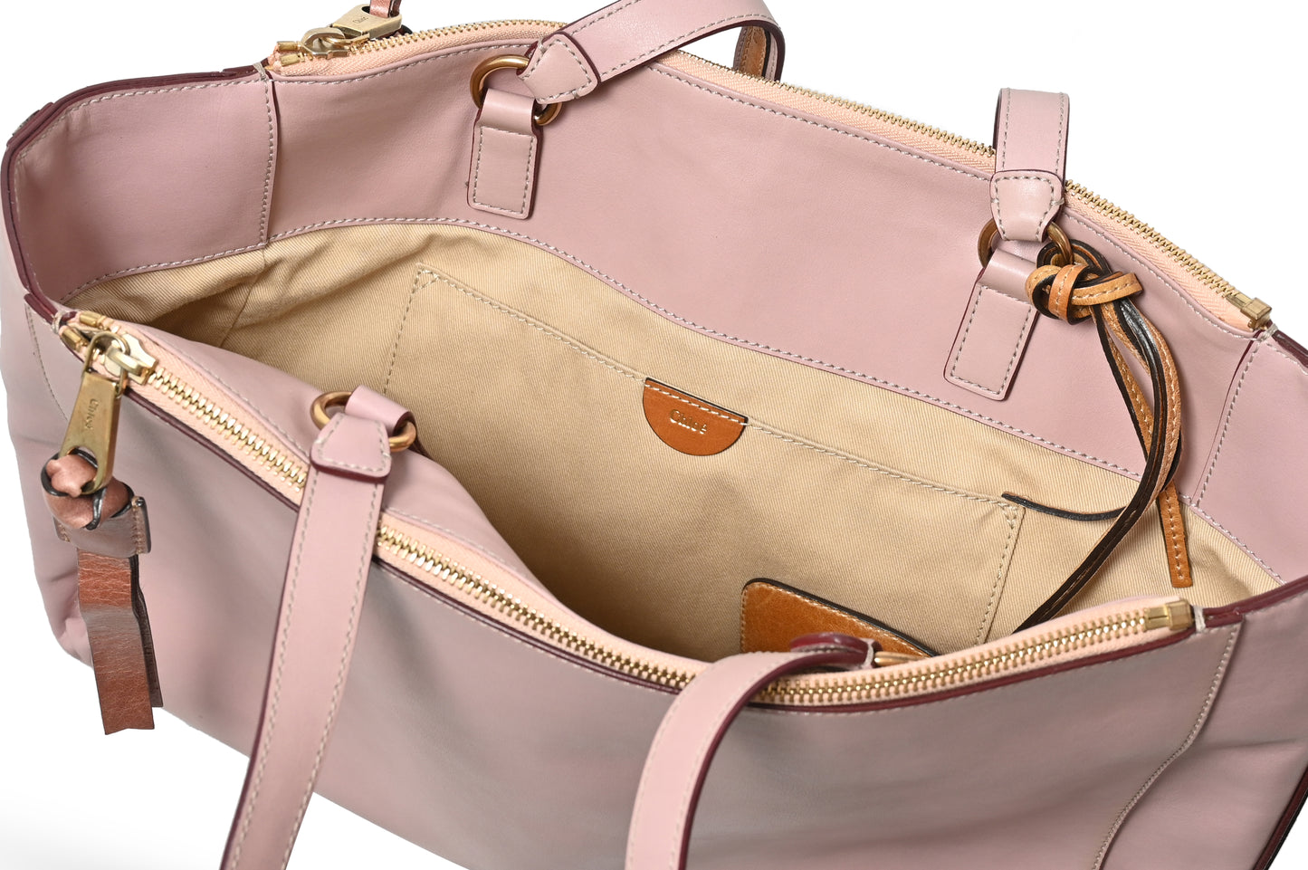 See by Chloe Pink Leather Tote