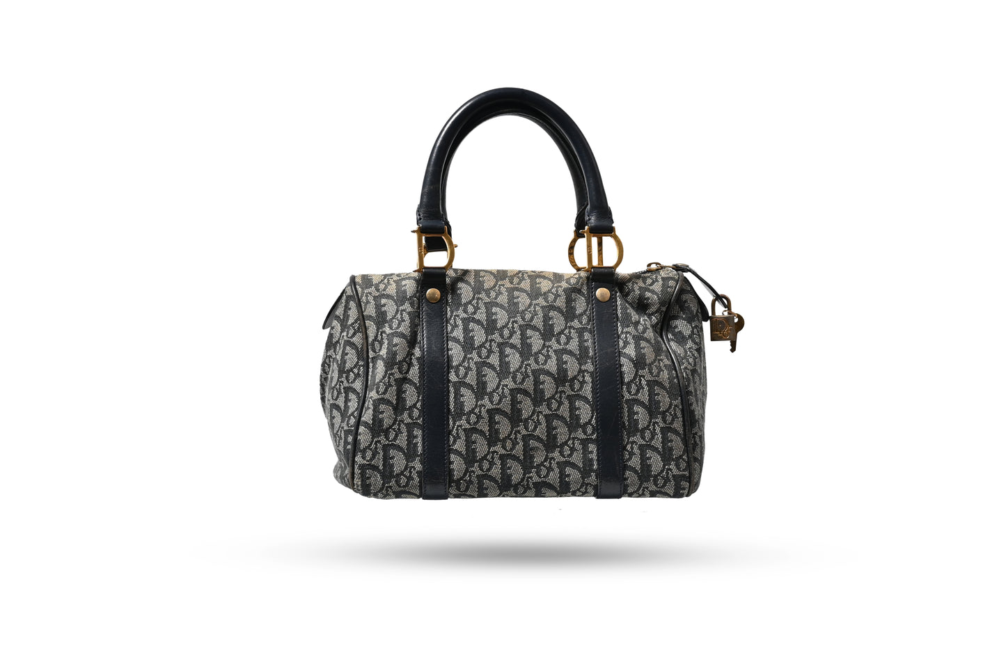 Dior Small Boston Blue Trotter Bag