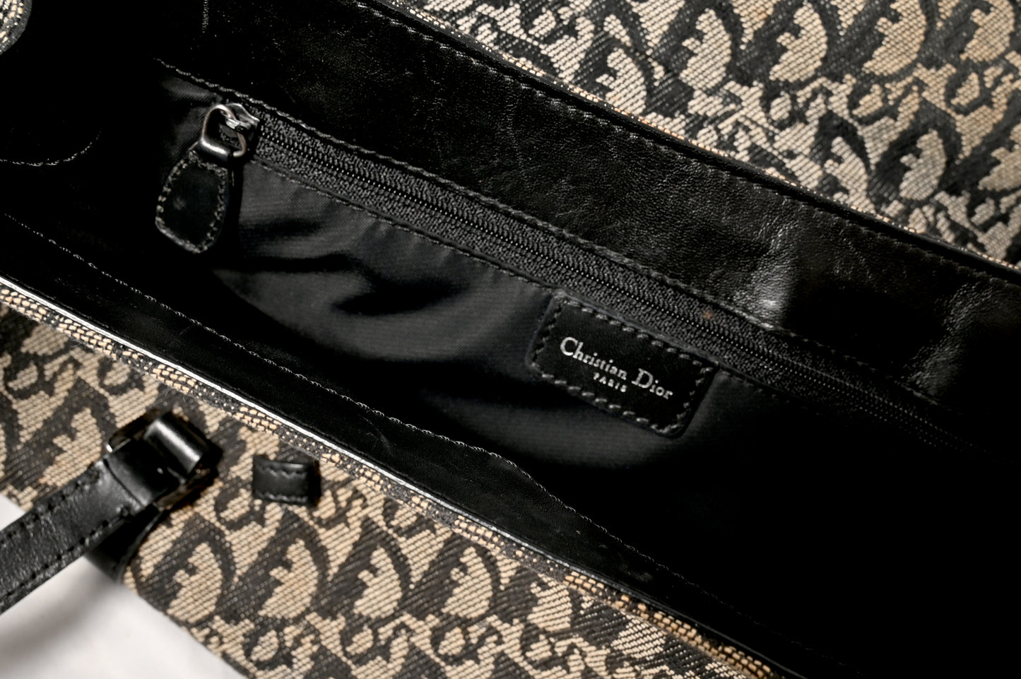 Dior Trotter Canvas Saddle Handbag