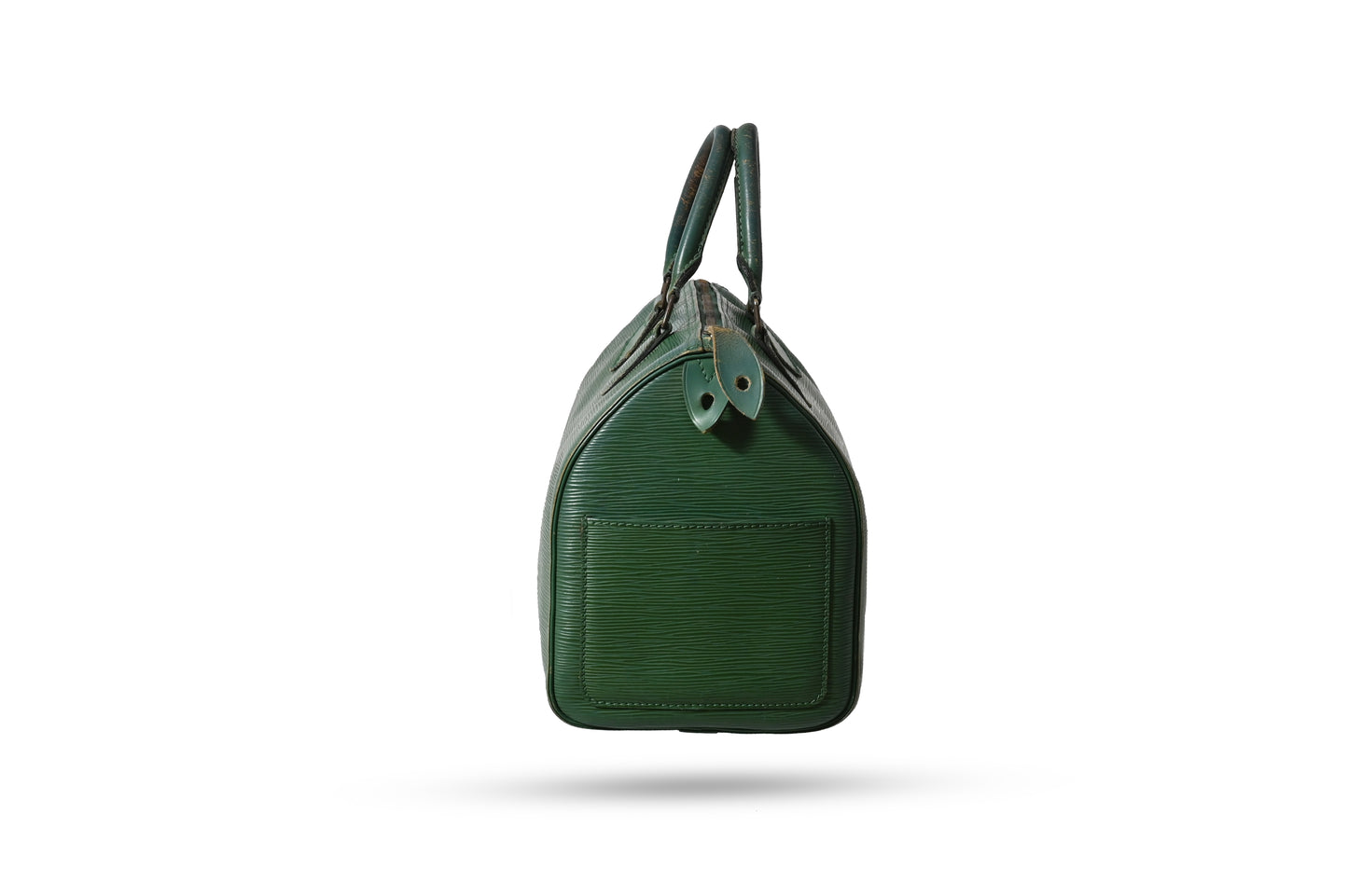Louis Vuitton Green Leather Speedy Bag