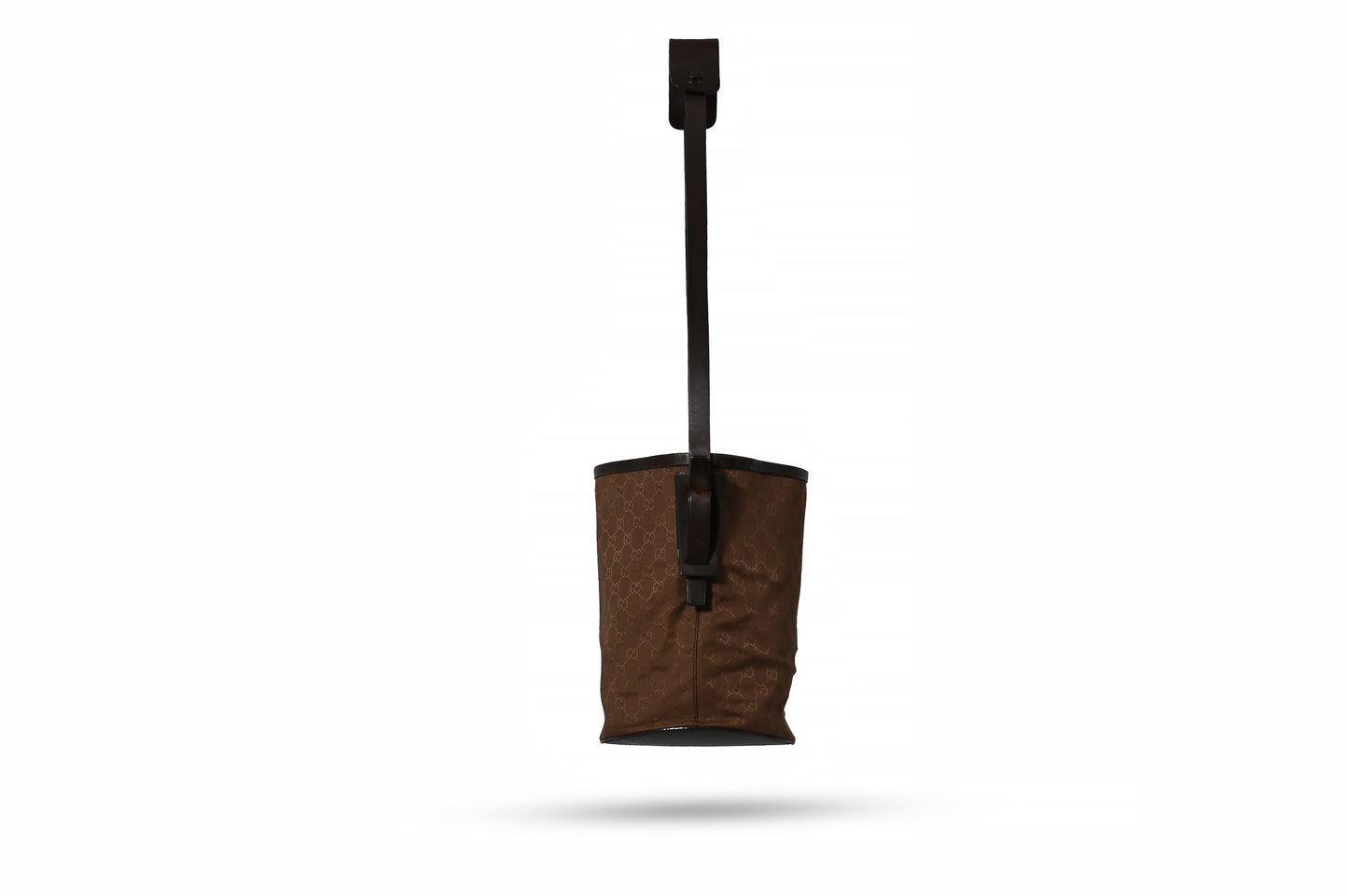 Gucci GG Brown Bucket Crossbody Bag