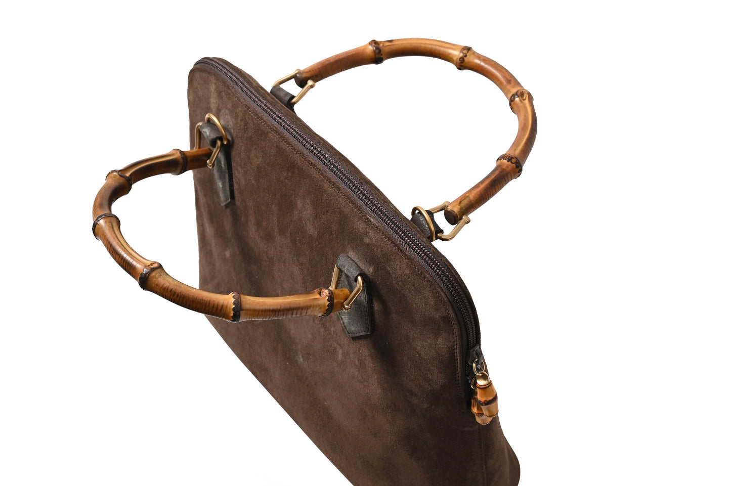 Gucci Brown Suede Diana Bag