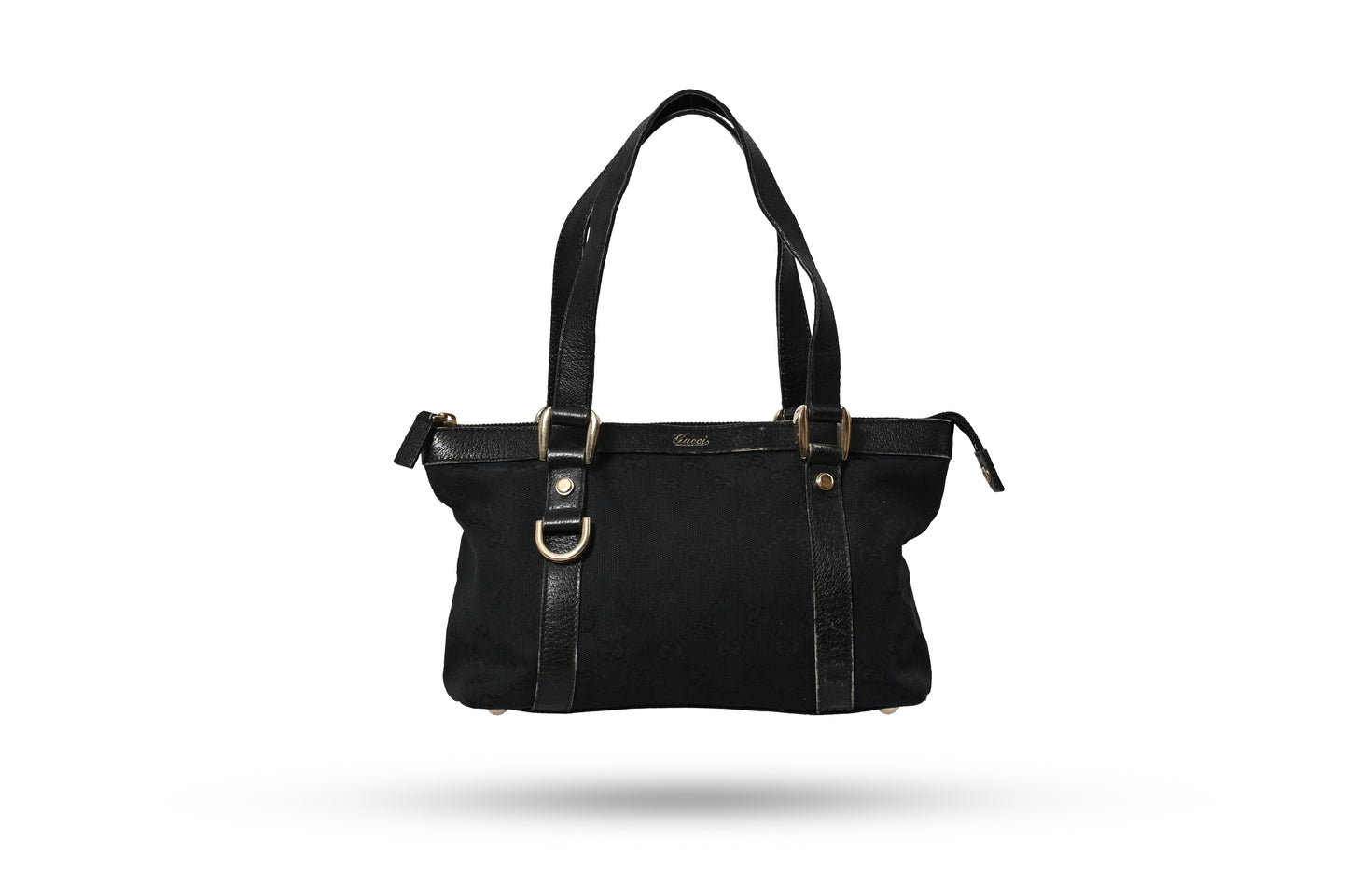 Gucci Black GG Abbey Mini Black Tote