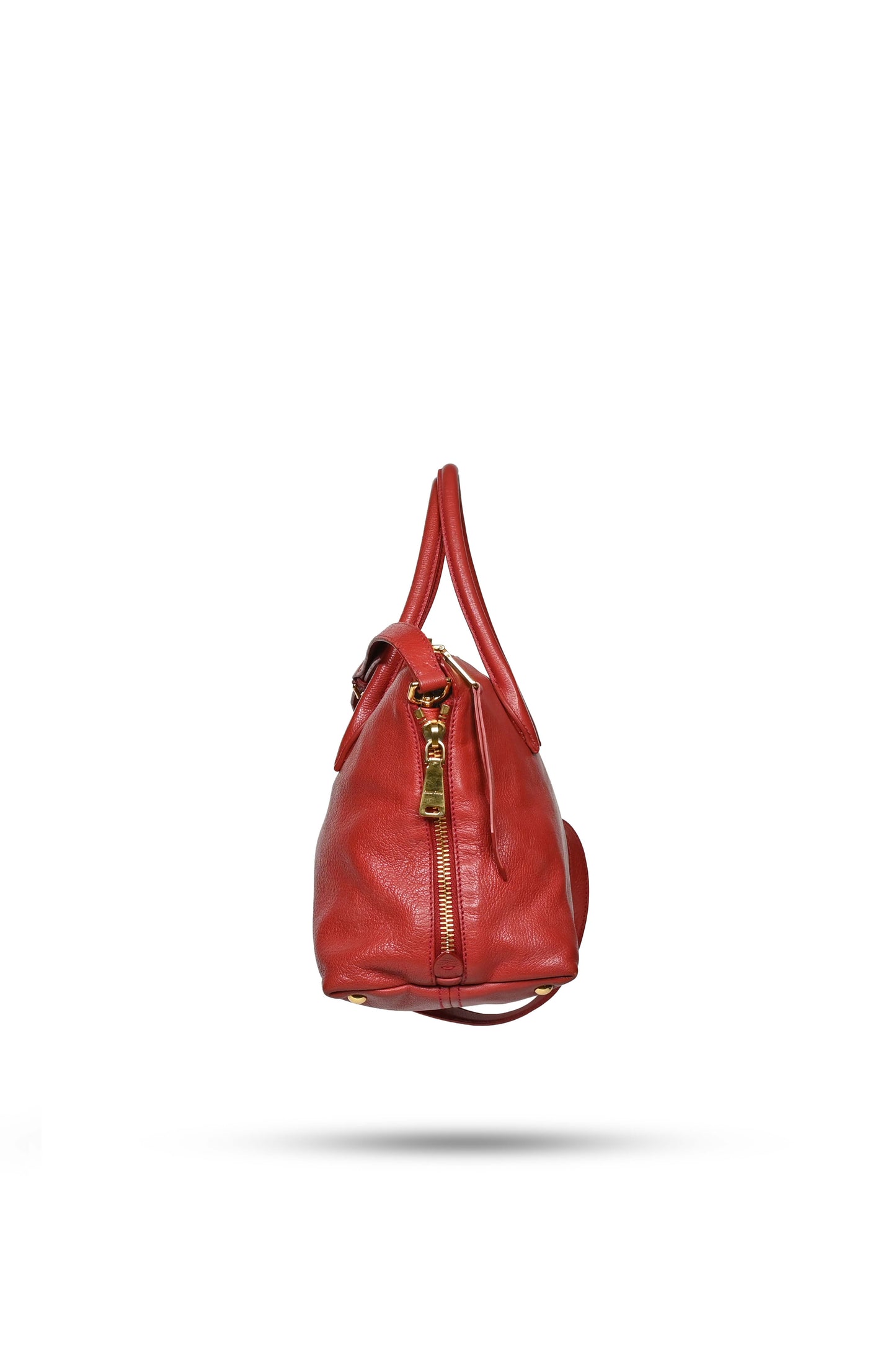 Miu Miu Madras 2Way Bag Red
