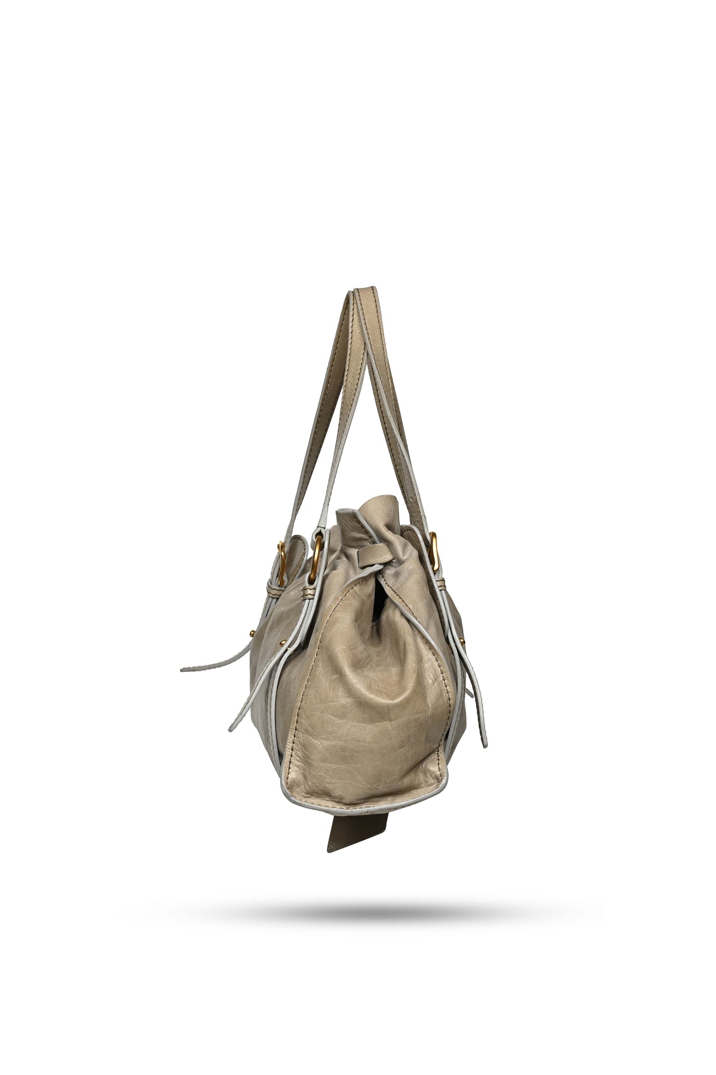 Miu Miu Vitello Peggy Bow Tote