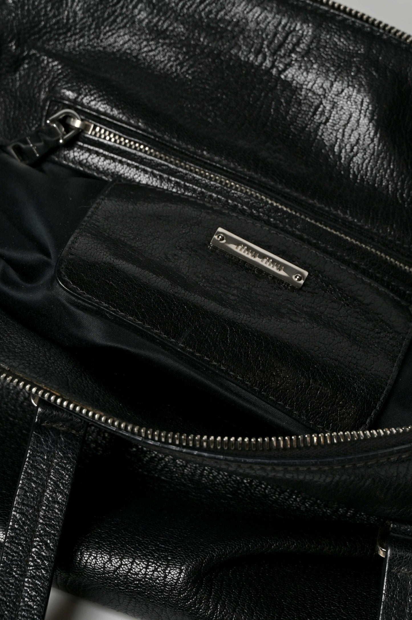 Miu Miu Madras Bag Black