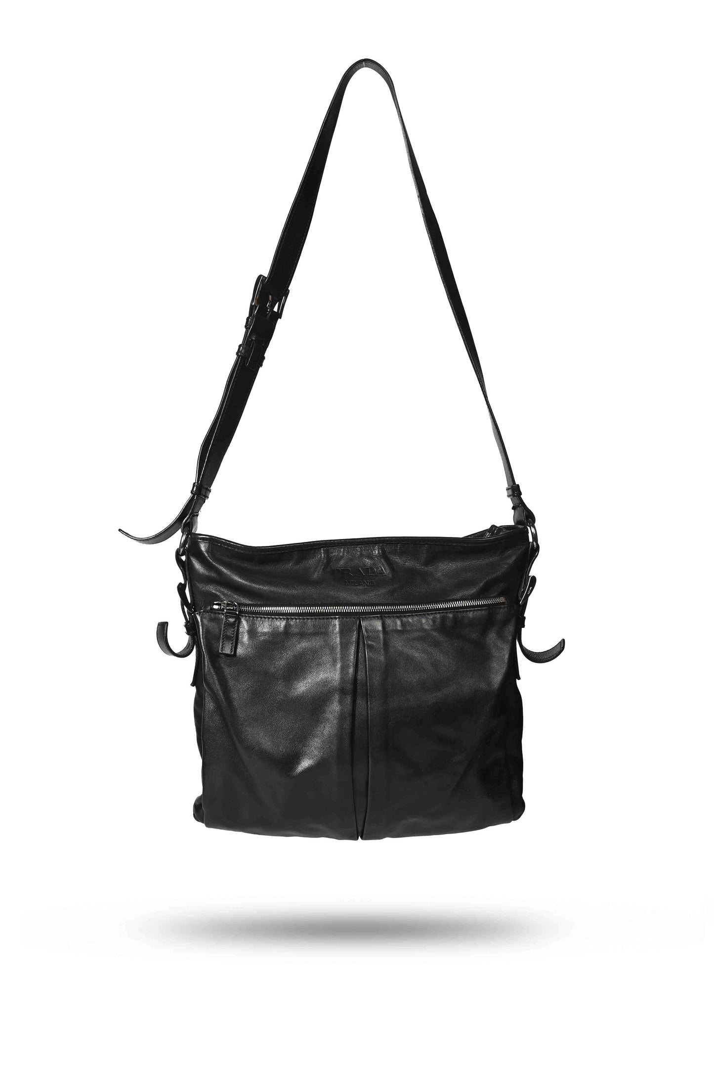 Prada Leather Shoulder Crossbody Bag
