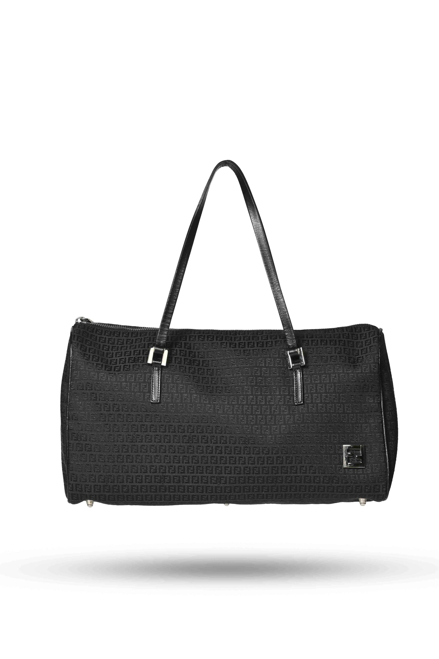 Fendi Zucchino Black Tote Bag