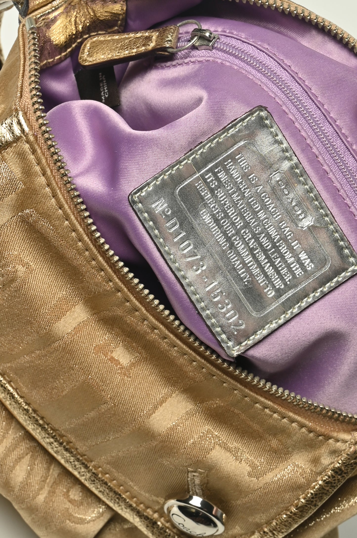 Coach Mini Poppy Hobo Bag