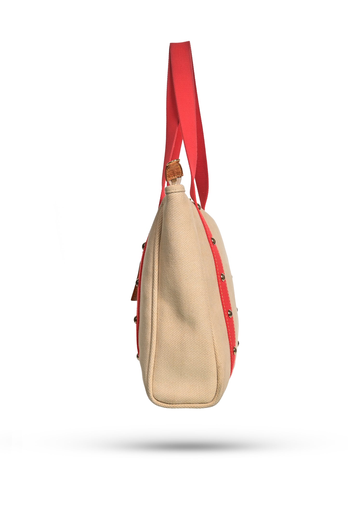 Louis Vuitton 2005 Antigua Cabas Tote Bag Red