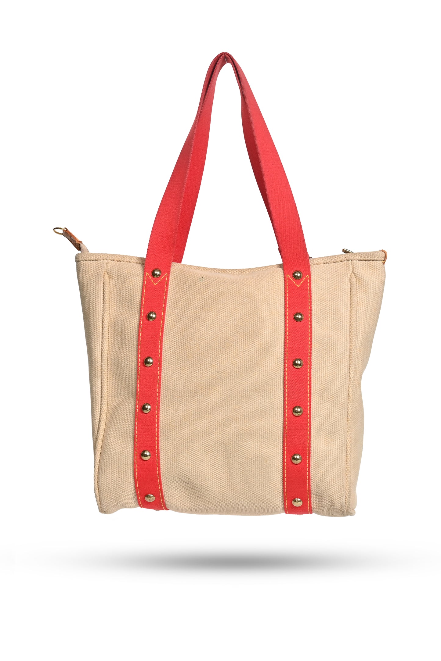 Louis Vuitton 2005 Antigua Cabas Tote Bag Red