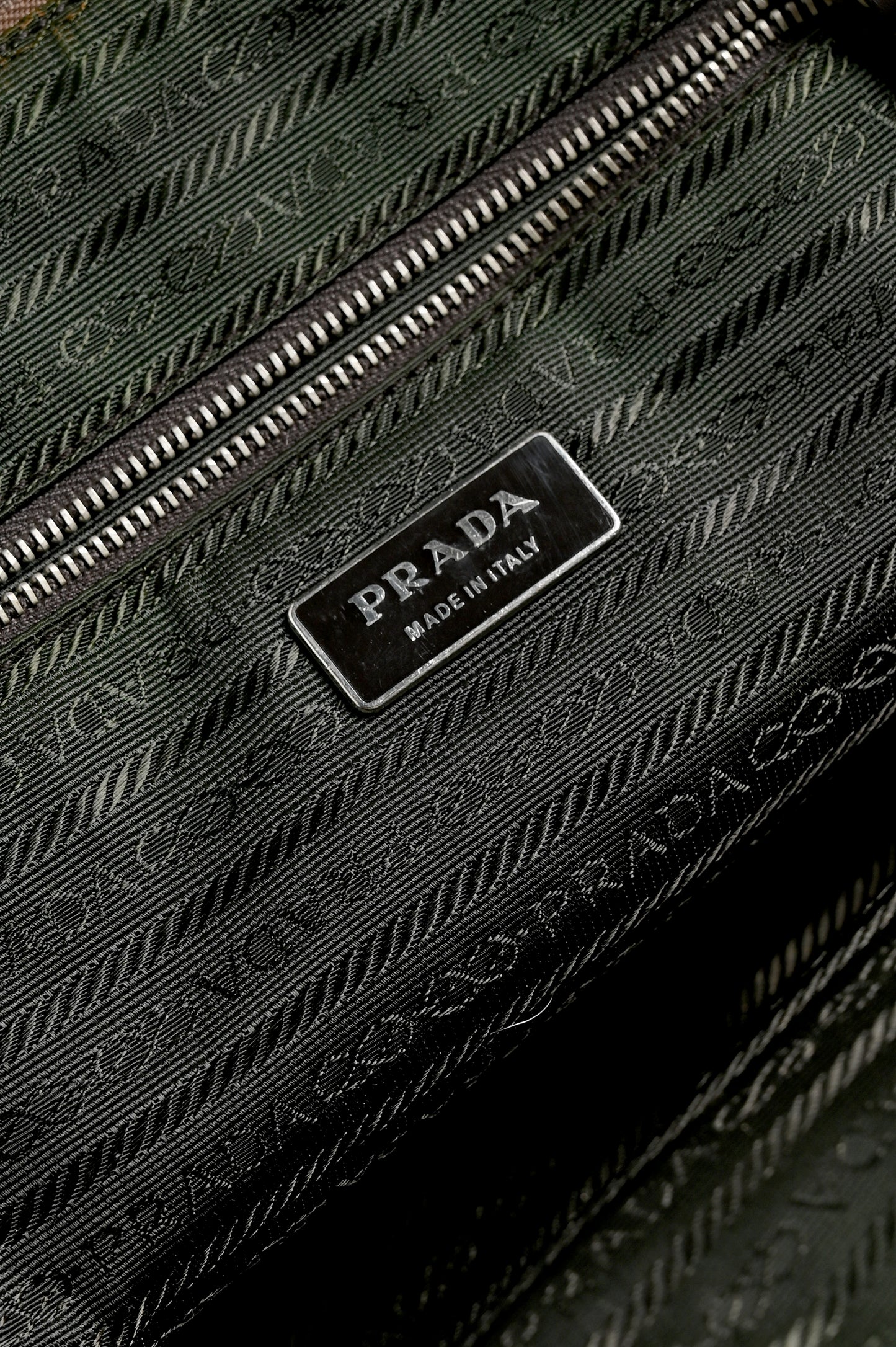 Prada 2013 Cingiale Trimmed Canapa