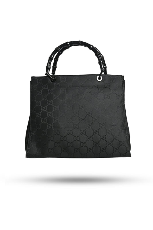 Gucci Bamboo Nylon Tote Bag